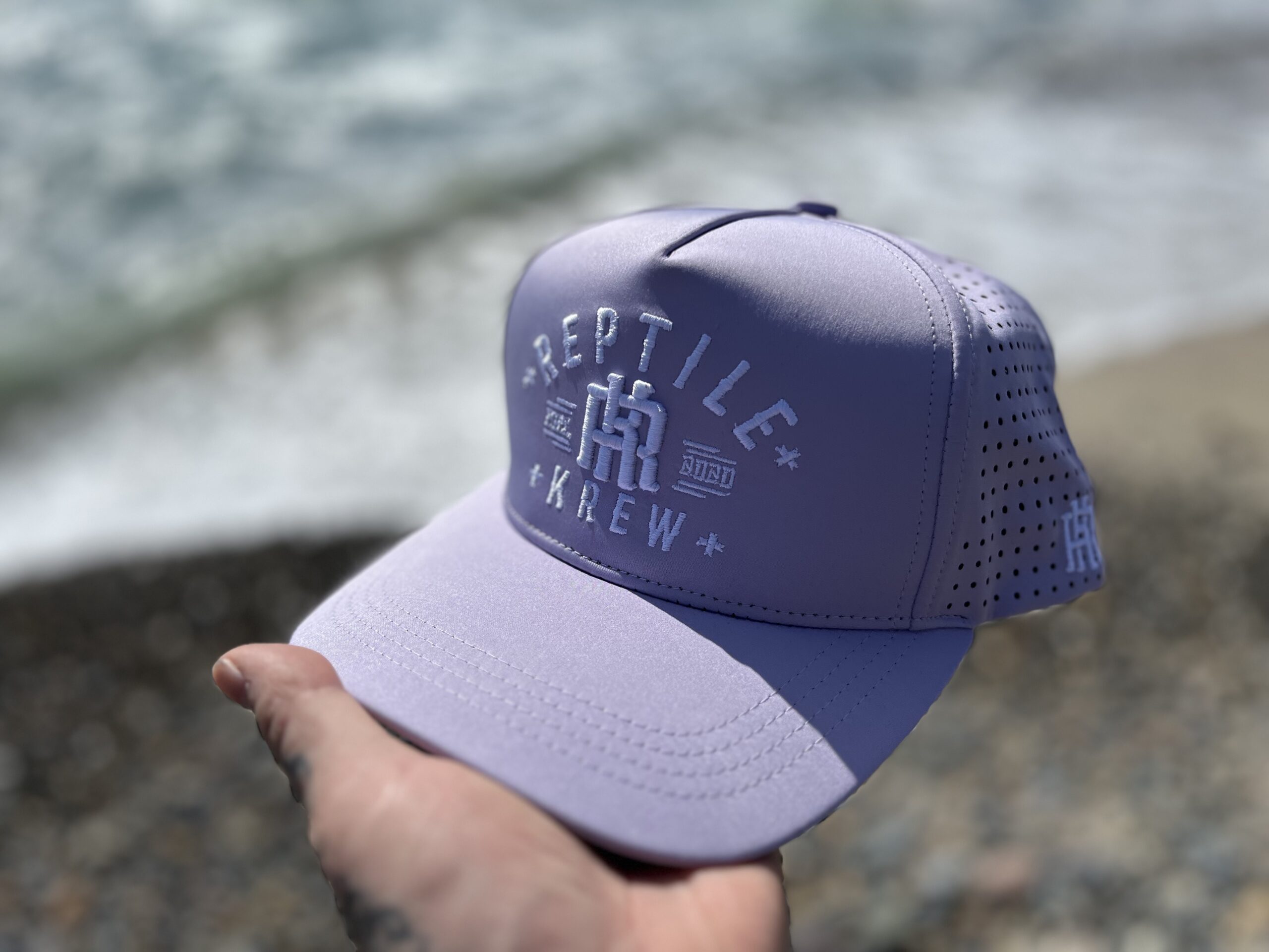Reptile Krew Custom Lavender Waterproof Hats